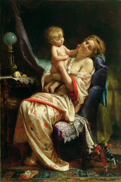 Maternità, 1873 da Leon Bazile Perrault